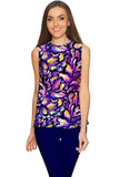 Make a Wish Emily Purple Fancy Sleeveless Top - Women - Pineapple Clothing