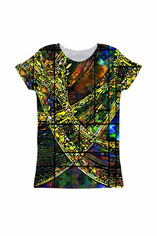 Merry Dancers Zoe Green Designer Print Cute Tee - Girls - Pineapple Clothing