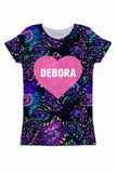 Midnight Glow Customized NAME Zoe Purple Tee - Women - Pineapple Clothing