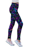 Midnight Glow Lucy Purple Performance Leggings - Women - Pineapple Clothing