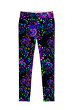 Midnight Glow Lucy Purple Performance Leggings - Women - Pineapple Clothing