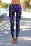 Midnight Glow Lucy Purple Performance Leggings - Women - Pineapple Clothing