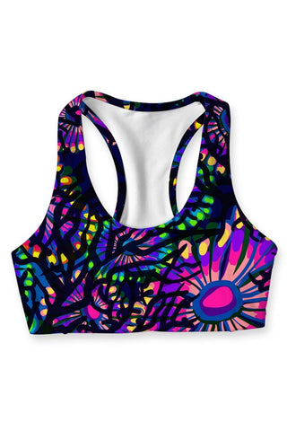 Midnight Glow Stella Seamless Racerback Sport Bra - Women - Pineapple Clothing