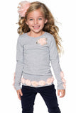 Cute Grey Dressy T-shirt - Girls - Pineapple Clothing