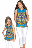 Boho Chic Emily Sleeveless Dressy Top - Mommy & Me - Pineapple Clothing
