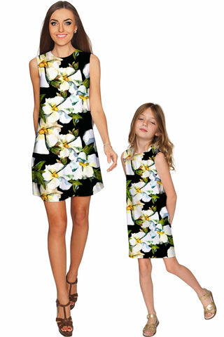 Date Night Adele Shift Floral Mother Daughter Dress - Pineapple Clothing