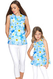 Forget-Me-Not Emily Sleeveless Dressy Top - Mommy & Me - Pineapple Clothing