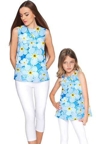 Forget-Me-Not Emily Sleeveless Dressy Top - Mommy & Me - Pineapple Clothing