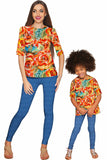 Fox Sophia Yellow Floral Print Unique Fashion Top - Women - Pineapple Clothing