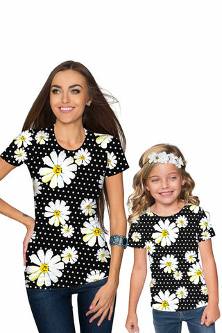 He Loves Me Zoe Designer Floral T-Shirt - Mommy & Me - Pineapple Clothing