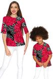 Hit The Mark Sophia Black Floral Sleeved Party Top - Women - Pineapple Clothing