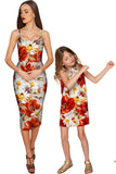 In The Wheat Field Adele Fancy Grey Floral Shift Dress - Girls - Pineapple Clothing