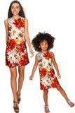 In The Wheat Field Adele Fancy Grey Floral Shift Dress - Girls - Pineapple Clothing