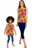 Indian Summer Emily Vintage Floral Print Dressy Top - Women - Pineapple Clothing