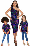 Midnight Glow Sophia Purple Elbow Sleeve Party Top - Girls - Pineapple Clothing