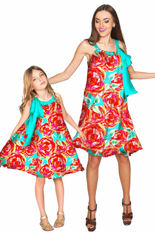 Oh So Sassy Melody Swing Chiffon Mother and Daughter Dresses - Pineapple Clothing