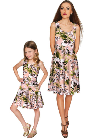 Ooh Darling Mia Fit & Flare Skater Mother and Daughter Dress - Pineapple Clothing
