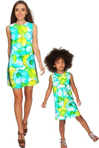 Sunny Day Adele Shift Party Mother and Daughter Dresses - Pineapple Clothing