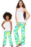 Sunny Day Amelia Summer Floral Fancy Palazzo Pant - Girls - Pineapple Clothing
