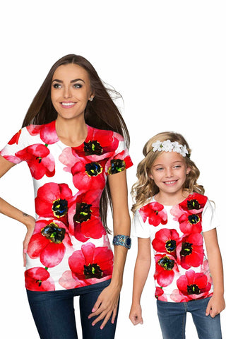 Tulip Salsa Zoe Designer Floral T-Shirt - Mommy & Me - Pineapple Clothing