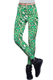 Nephrite Fantasy Lucy Printed Performance Leggings - Women - Pineapple Clothing