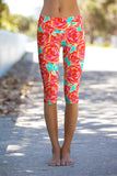 Oh So Sassy Ellie Performance Capri Leggings - Women - Pineapple Clothing