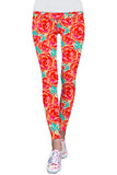 Oh So Sassy Lucy Floral Print Performance Leggings - Women - Pineapple Clothing