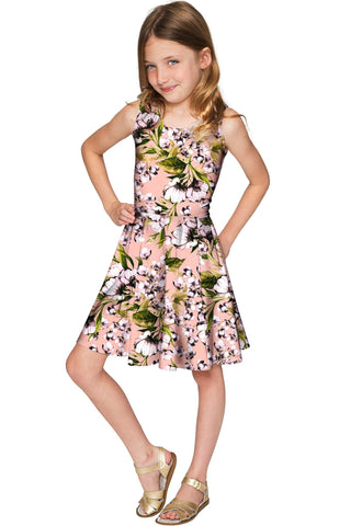 Ooh Darling Mia Floral Skater Party Dress - Girls - Pineapple Clothing