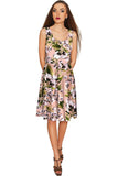 Ooh Darling Mia Fit & Flare Floral Cocktail Dress - Women - Pineapple Clothing