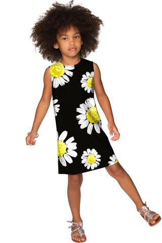 Oopsy Daisy Adele Black Cute Fancy Shift Dress - Girls - Pineapple Clothing