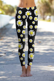 Oopsy Daisy Lucy Black Floral Performance Leggings - Women - Pineapple Clothing