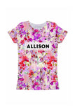 Orchid Caprice Customized NAME Zoe T-Shirt - Girls - Pineapple Clothing