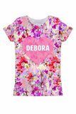 Orchid Caprice Customized NAME Zoe Pink T-Shirt - Women - Pineapple Clothing