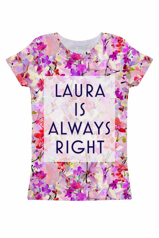 Orchid Caprice Customized NAME Zoe T-Shirt - Women - Pineapple Clothing