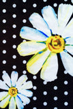 He Loves Me Olivia Black Daisy Evening Midi Dress - Women - Pineapple Clothing