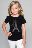 Paris Eiffel Tower Tee - Girls - Pineapple Clothing