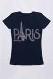 Eiffel Tower Paris Tee - Girls - Pineapple Clothing