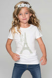 Paris Eiffel Tower Tee - Girls - Pineapple Clothing