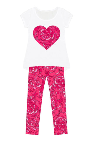 Peony Blaze Mary Set - Girls - Pineapple Clothing