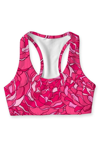 Peony Blaze Stella Seamless Racerback Sport Bra - Women - Pineapple Clothing