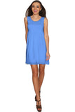 Periwinkle Blue Sanibel Empire Babydoll Dress - Women - Pineapple Clothing