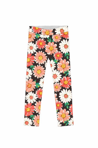 Pick Me Lucy Cute Floral Daisy Print Leggings - Girls - Pineapple Clothing