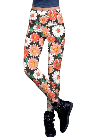 Pick Me Lucy Floral Printed Performance Leggings - Women - Pineapple Clothing