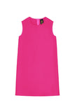 Fuchsia Hot Pink Stretchy Sleeveless Cute Spring Shift Dress - Girls - Pineapple Clothing