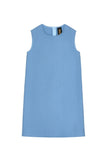 Blue Stretchy Sleeveless Cute Spring Shift Dress - Girls - Pineapple Clothing