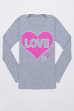 Pink Heart Tee - Girls - Pineapple Clothing