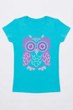 Pink Owl Tee - Girls - Pineapple Clothing