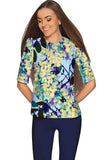 Pure Tenderness Sophia Blue Elbow Sleeve Knit Top - Women - Pineapple Clothing