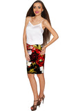 Put Your Crown On Carol Black Evening Pencil Skirt - Women - Pineapple Clothing