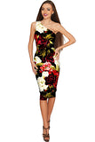 Put Your Crown On Layla Black Floral Evening Dress - Women - Pineapple Clothing